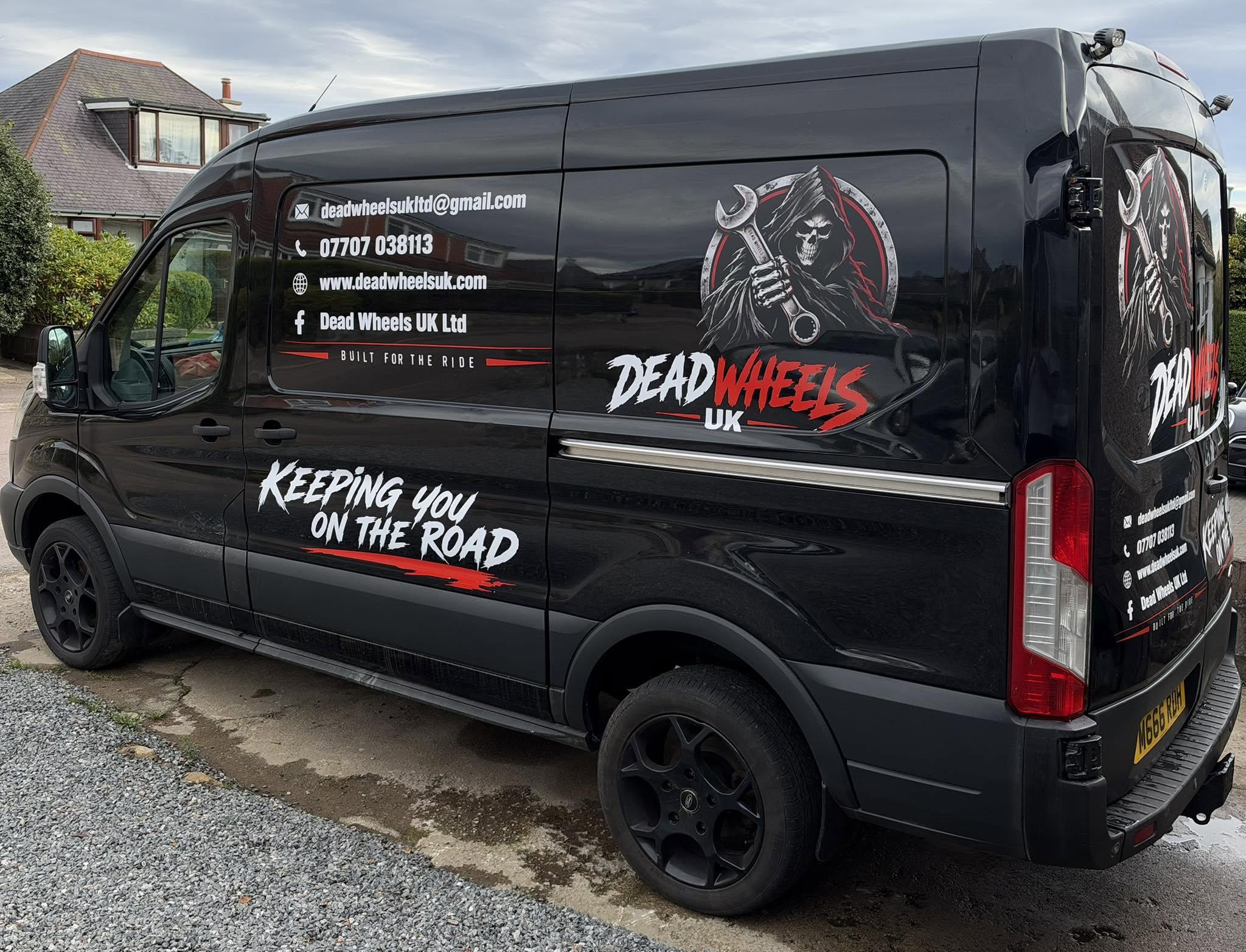 Dead Wheels UK mobile motorcycle service van