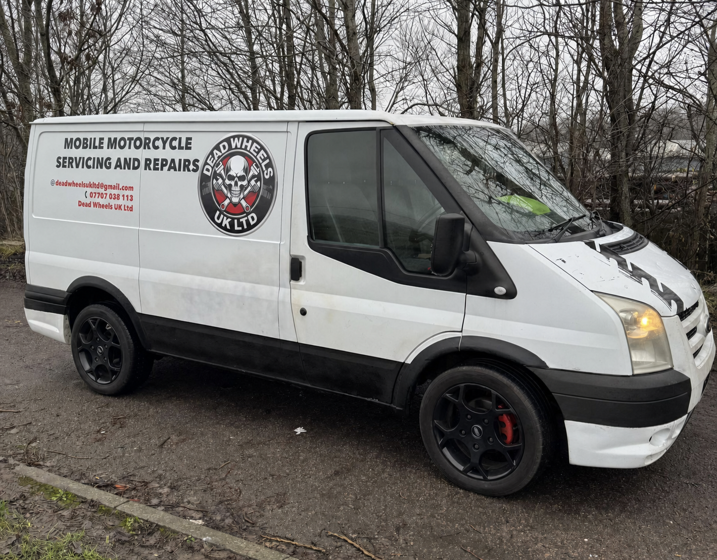 Dead Wheels UK Ltd mobile motorcycle service van